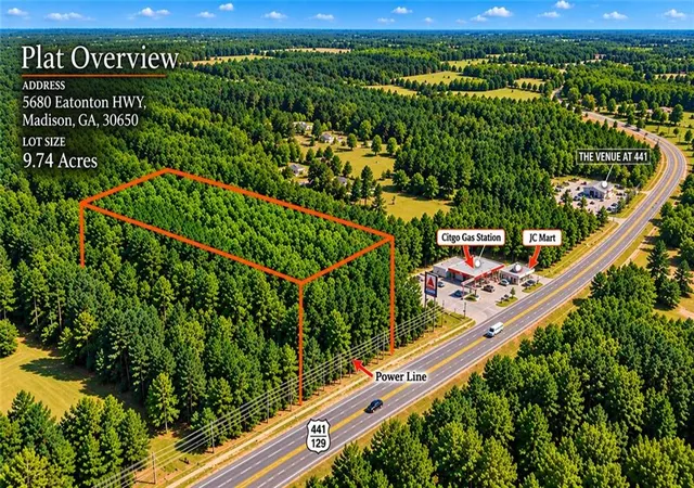Photo 1 of Land for sale at 5680 Eatonton Rd, Madison, GA 30650 | MLS# 7845660 | Listing updated on 2026-10-19
