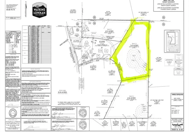Photo 3 of Land for sale at 0000 Franklin Goldmine 763 Acres Rd, Cumming, GA 30028 | MLS# 7745760 | Listing updated on 2026-08-28