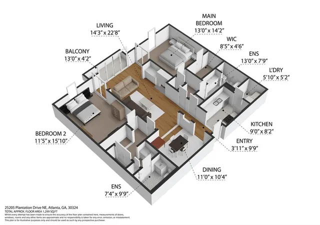 2nd image of 25205 Plantation Dr Ne #205, Atlanta, GA 30324 | MLS# 7680498