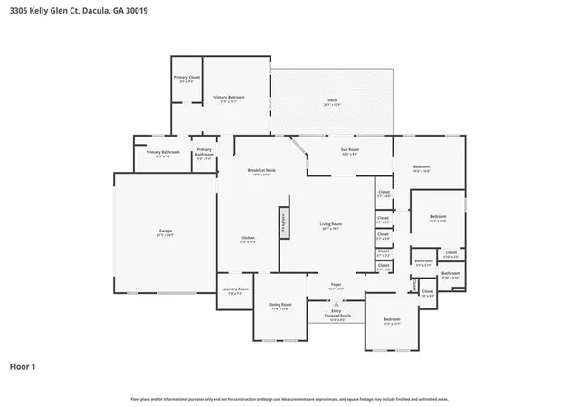 36th image of 3305 Kelly Glen Ct, Dacula, GA 30019 | MLS# 7746103