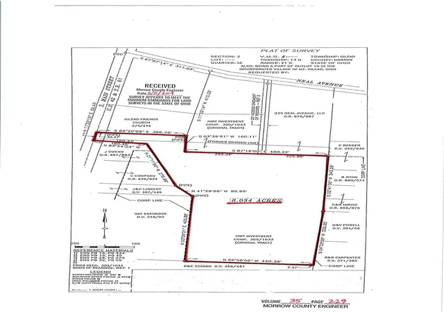 Photo 2 of Land for sale at 250 S Main St, Mount Gilead, OH 43338 | MLS# 224025349 | Listing updated on 2026-07-29