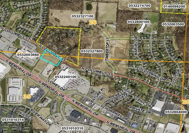 Photo 3 of Land for sale at 0 Columbus St, Lancaster, OH 43130 | MLS# 224034204 | Listing updated on 2026-07-29