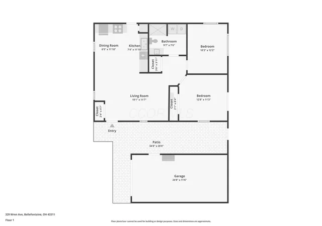 Homes for sale in Bellefontaine, OH | 329 Wren Ave, Bellefontaine, OH 43311 | MLS# 226021612
