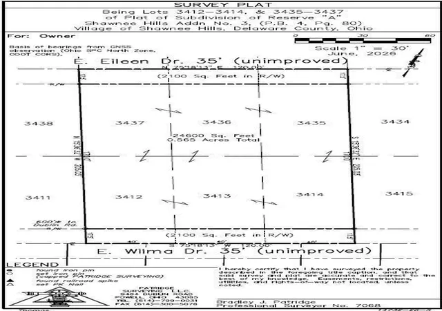6th image of 0 E Wilma Dr #Lots 3412-3414 & 3435-3437, Powell, OH 43065 | MLS# 226022342