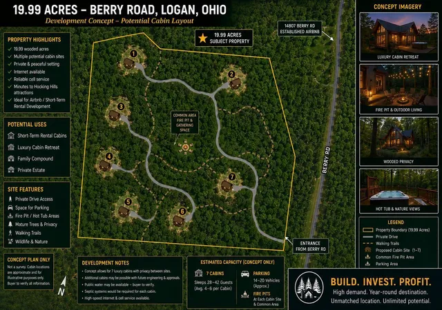 Photo 3 of Land for sale at 0 Berry Rd, Logan, OH 43138 | MLS# 226027819 | Listing updated on 2026-07-29