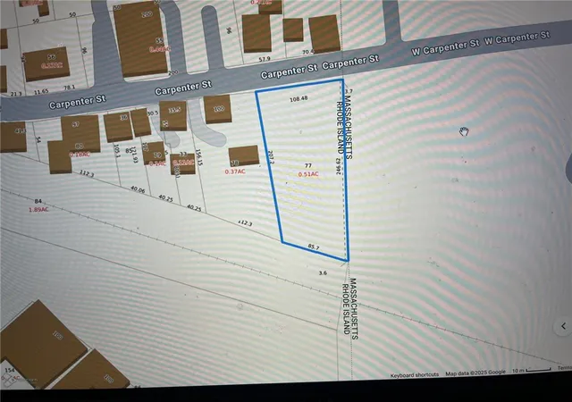 Photo 1 of Land for sale at 63 Carpenter St, Cumberland, RI 02864 | MLS# 1400215 | Listing updated on 2026-08-24