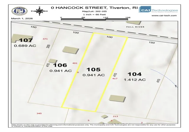 1st image of 0 Hancock St, Tiverton, RI 02878 | MLS# 1405917