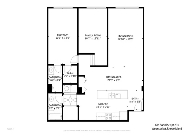 Homes for sale in Woonsocket, RI | 685 Social St #204, Woonsocket, RI 02895 | MLS# 1413393