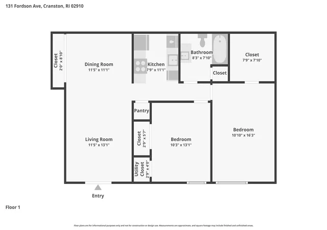 Homes for sale in Cranston, RI | 131 Fordson Ave #4, Cranston, RI 02910 | MLS# 1414120