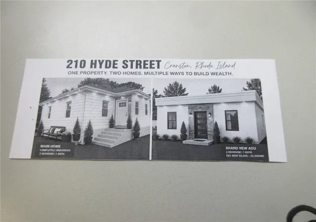 Photo 1 of Single family home for sale at 210 Hyde St, Cranston, RI 02920 | MLS# 1423816 | Listing updated on 2026-10-09
