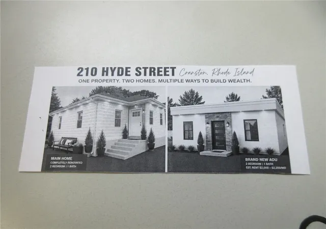 Photo 2 of Single family home for sale at 210 Hyde St, Cranston, RI 02920 | MLS# 1423816 | Listing updated on 2026-10-09