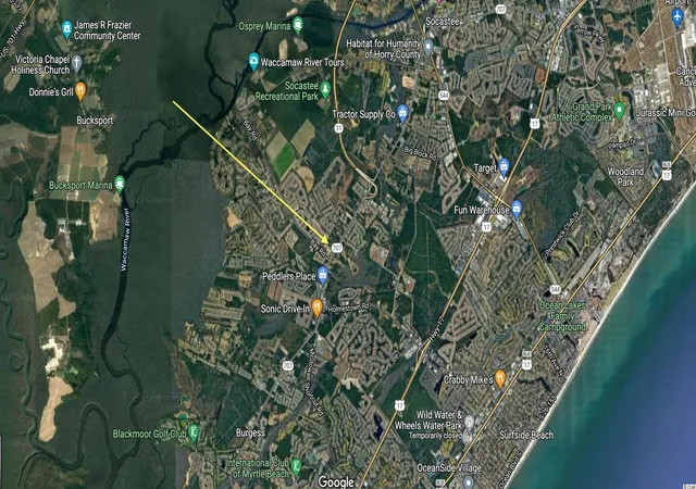 Photo 1 of Land for sale at 0 Hwy 707, Myrtle Beach, SC 29588 | MLS# 2222421 | Listing updated on 2025-12-25
