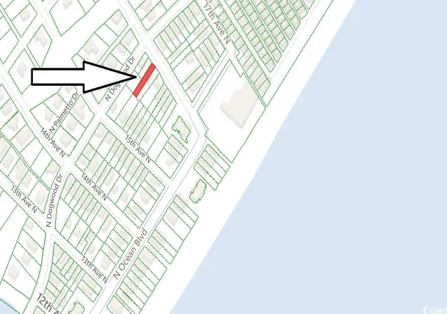 Photo 3 of Land for sale at 121a 16th Avenue N, Surfside Beach, SC 29575 | MLS# 2426263 | Listing updated on 2026-04-12