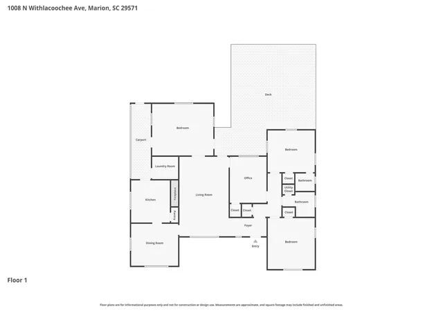 Homes for sale in Marion, SC | 1008 N Withlacoochee Ave, Marion, SC 29571 | MLS# 2607123