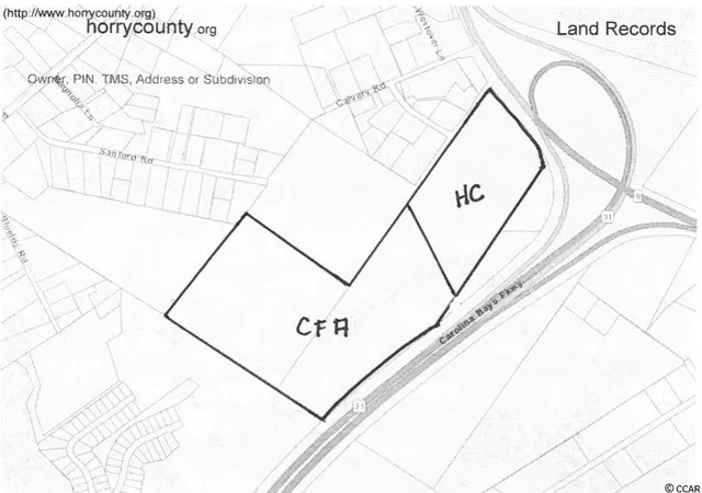 Photo 3 of Land for sale at Tract 1 Hwy 9, North Myrtle Beach, SC 29582 | MLS# 1721536 | Listing updated on 2026-07-01