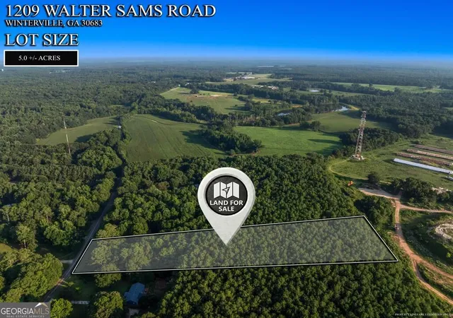 Photo 2 of Land for sale at 1209 Walter Sams Rd, Winterville, GA 30683 | MLS# 10819440 | Listing updated on 2026-08-19