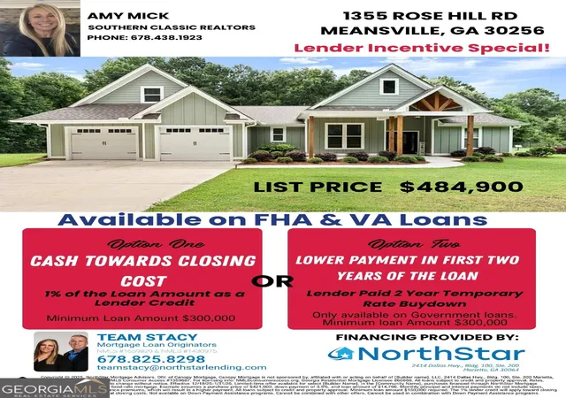 Photo 54 of Single family home for sale at 1355 Rose Hl Rd, Meansville, GA 30256 | MLS# 10816872 | Listing updated on 2026-09-03