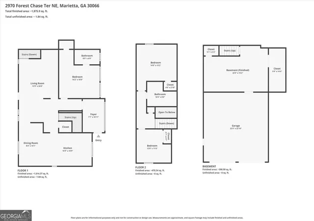 Homes for sale in Marietta, GA | 2970 Forest Chase Ter Ne, Marietta, GA 30066 | MLS# 10801364