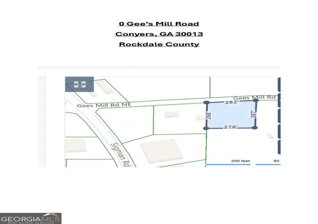 Land for sale at 2451 Gees Ml Rd NE, Conyers, GA 30013 | MLS# 10738447