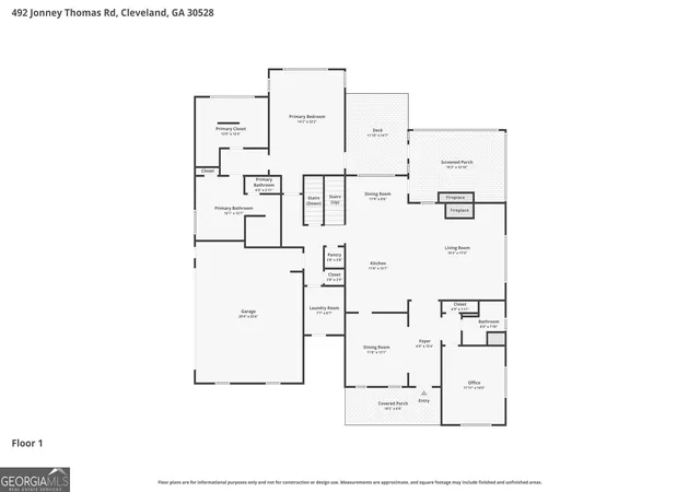 77th image of 492 Jonney Thomas Rd, Cleveland, GA 30528 | MLS# 10822052