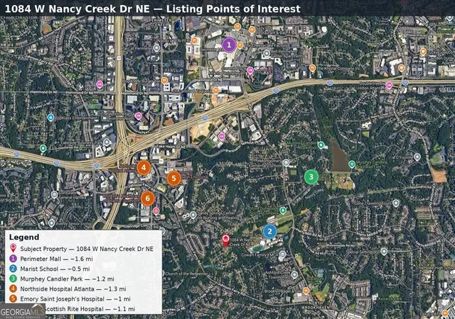 82nd image of 1084 West Nancy Creek Dr, Brookhaven, GA 30319 | MLS# 10803961