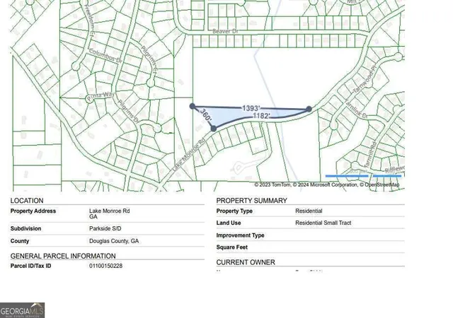 Photo 2 of Land for sale at 0 Lake Monroe Rd, Douglasville, GA 30135 | MLS# 10740152 | Listing updated on 2026-07-12