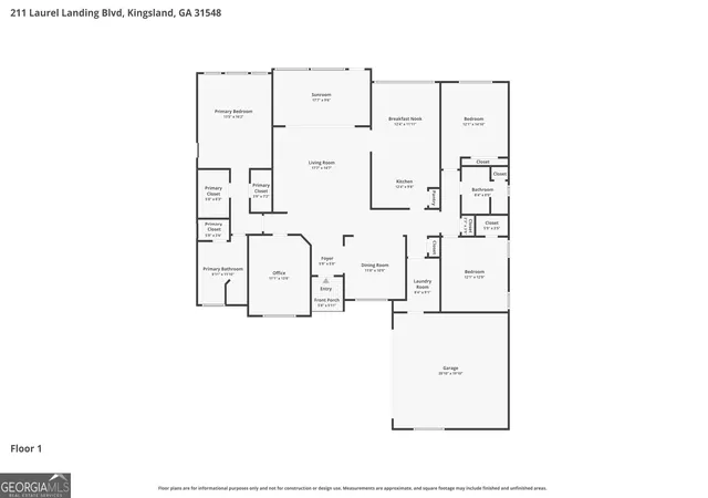 Homes for sale in Kingsland, GA | 211 Laurel Landing Blvd, Kingsland, GA 31548 | MLS# 10757718