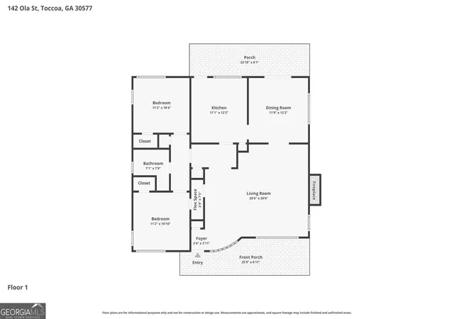 Homes for sale in Toccoa, GA | 142 Ola St, Toccoa, GA 30577 | MLS# 10800726