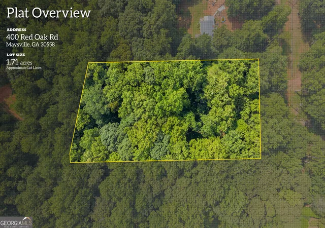 Photo 1 of Land for sale at 400 Red Oak Rd, Maysville, GA 30558 | MLS# 10834720 | Listing updated on 2026-10-07