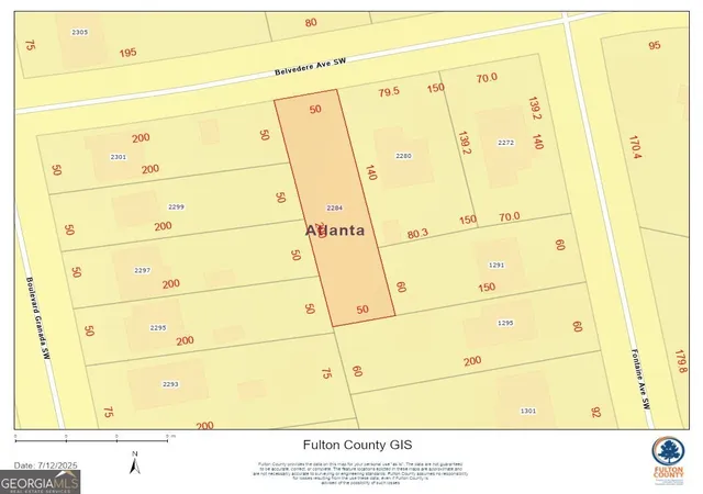 Photo 1 of Land for sale at 2284 Belvedere Ave Sw, Atlanta, GA 30311 | MLS# 10808830 | Listing updated on 2026-09-07