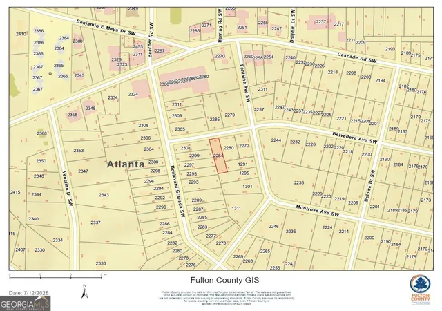Photo 7 of Land for sale at 2284 Belvedere Ave Sw, Atlanta, GA 30311 | MLS# 10808830 | Listing updated on 2026-09-07