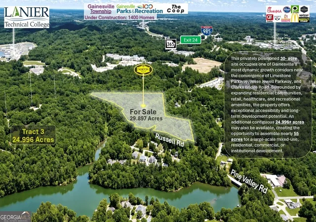Photo 3 of Land for sale at 1291 Russell Rd, Gainesville, GA 30501 | MLS# 10565873 | Listing updated on 2026-07-30