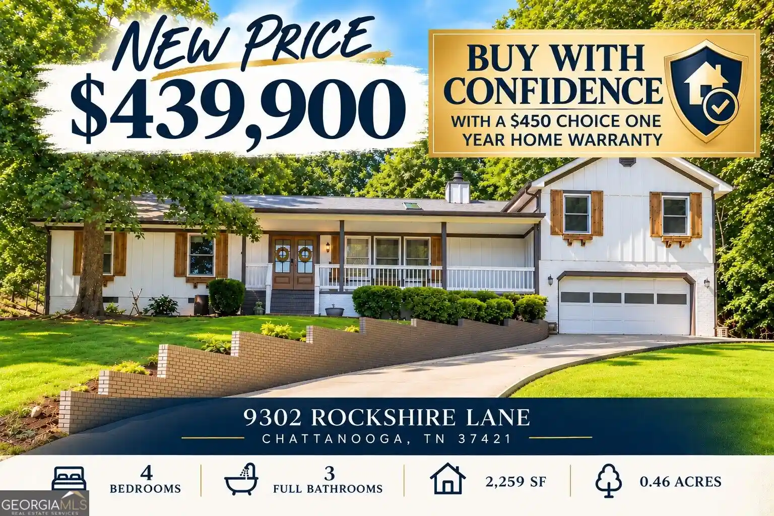 Single family home for sale at 9302 Rockshire Ln, Chattanooga, TN 37421 | MLS# 10845054
