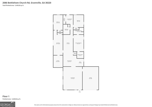 Homes for sale in Grantville, GA | 2086 Bethlehem Church Rd, Grantville, GA 30220 | MLS# 10760527