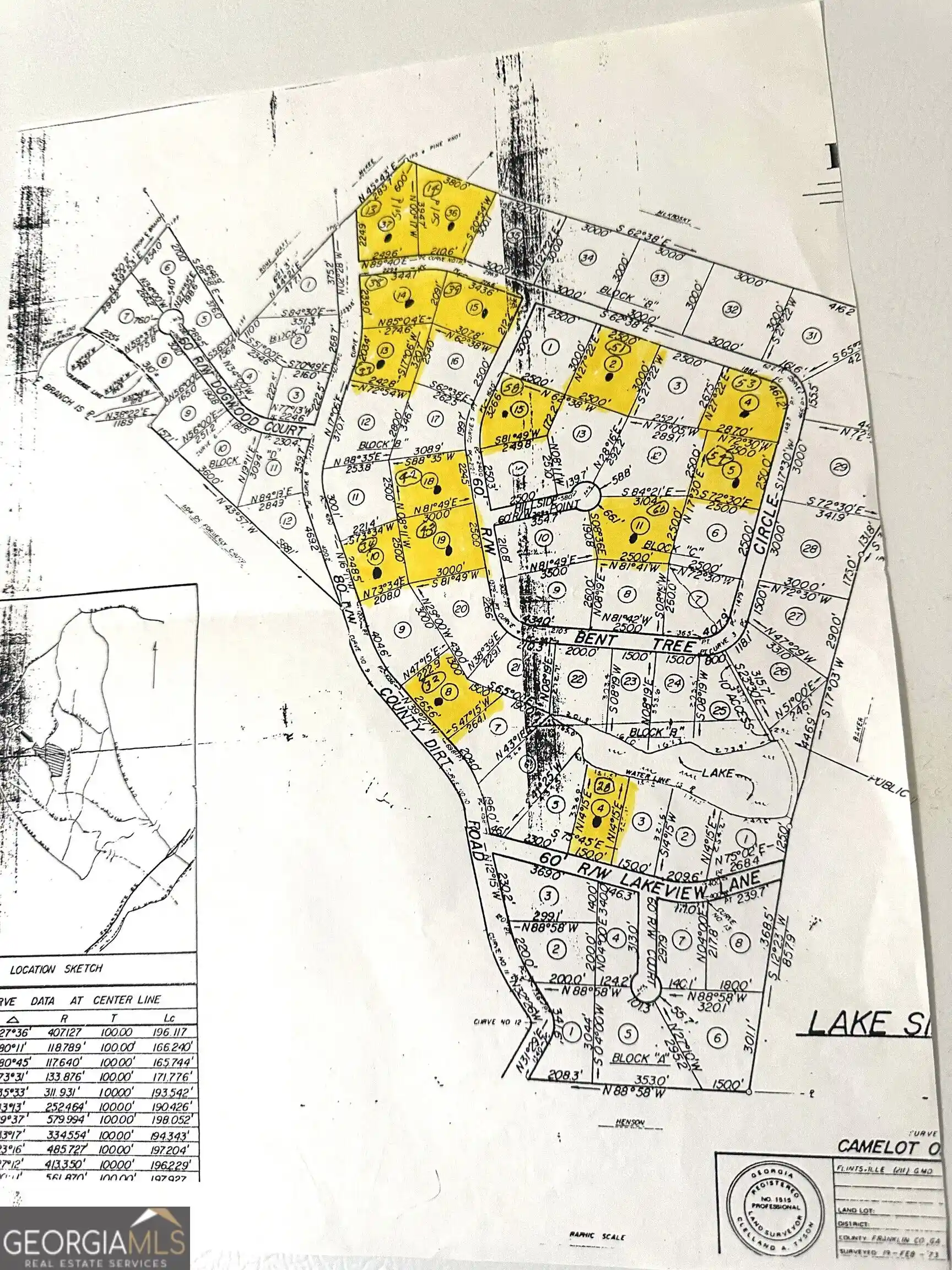 Land for sale at Lot 3 Dogwood Ct, Toccoa, GA 30577 | MLS# 10882212