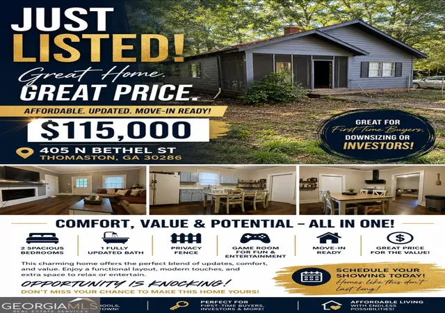 1st image of 405 N Bethel St, Thomaston, GA 30286 | MLS# 10819068
