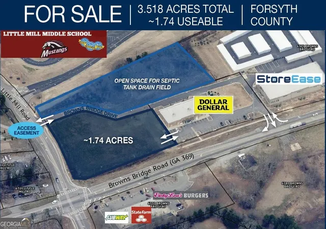 Photo 1 of Land for sale at 6775 Browns Bridge Rd, Gainesville, GA 30506 | MLS# 10439119 | Listing updated on 2025-12-07