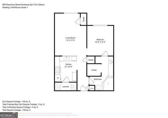 30th image of 800 Peachtree St Ne #1314, Atlanta, GA 30308 | MLS# 10770402