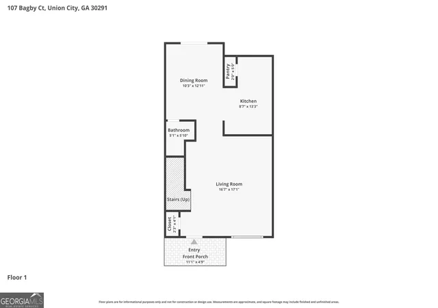 Photo 2 of Townhouse for sale at 107 Bagby Ct, Union City, GA 30291 | MLS# 10822556 | Listing updated on 2026-08-24