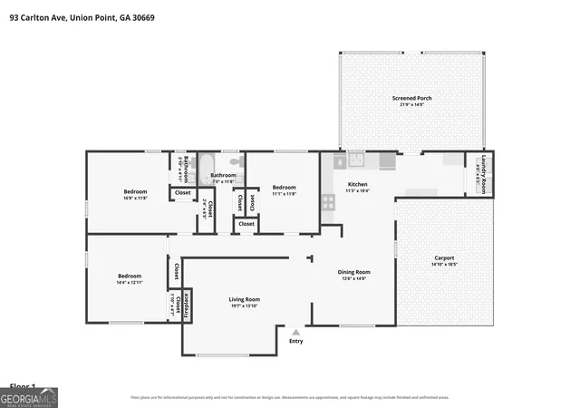 Photo 4 of Single family home for sale at 93 Carlton Ave, Union Point, GA 30669 | MLS# 10725382 | Listing updated on 2026-08-21