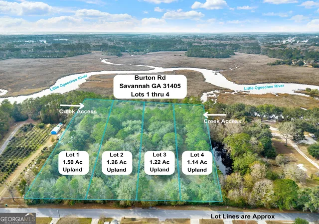 Photo 2 of Land for sale at 199 Burton Rd, Savannah, GA 31405 | MLS# 10613707 | Listing updated on 2026-04-20