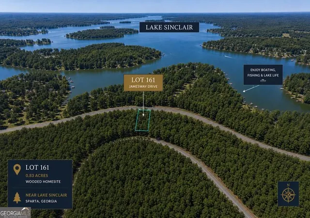1st image of Lot 161 Jamesway Dr, Sparta, GA 31087 | MLS# 10825464