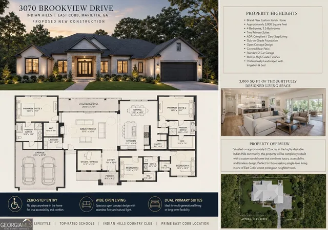 3rd image of 3070 Brookview Dr, Marietta, GA 30068 | MLS# 10787184