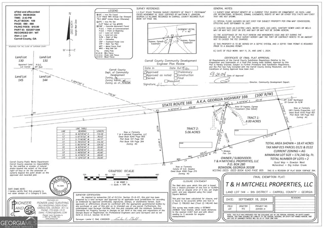 Photo 10 of Land for sale at 1840 W Highway 166, Bowdon, GA 30108 | MLS# 10735300 | Listing updated on 2026-07-21