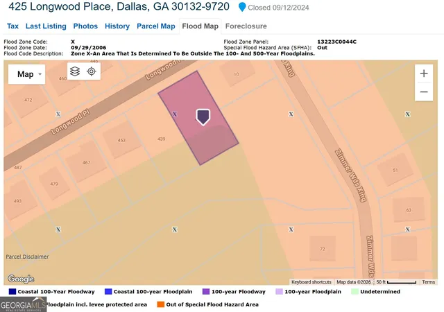 Photo 2 of Land for sale at 425 Longwood Pl, Dallas, GA 30132 | MLS# 10836468 | Listing updated on 2026-09-14