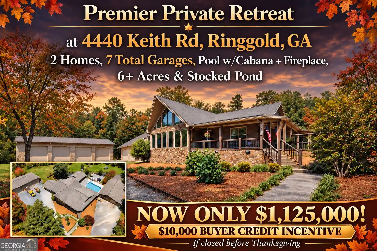 Photo 1 of Single family home for sale at 4440 Keith Rd, Ringgold, GA 30736 | MLS# 10526478 | Listing updated on 2026-10-05