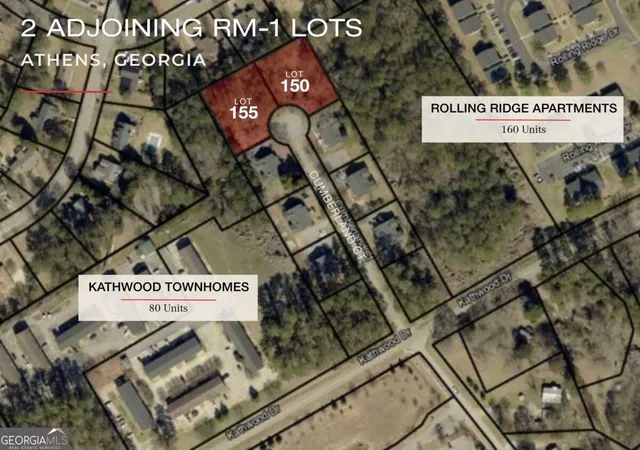 Land for sale at 150 & 155 Cumberland Ct, Athens, GA 30607 | MLS# 10872016