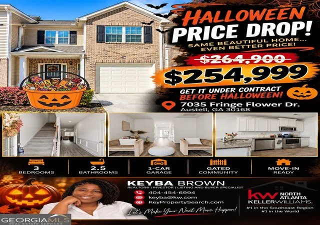 Photo 1 of Townhouse for sale at 7035 Fringe Flower Dr #8, Austell, GA 30168 | MLS# 10759543 | Listing updated on 2026-10-25