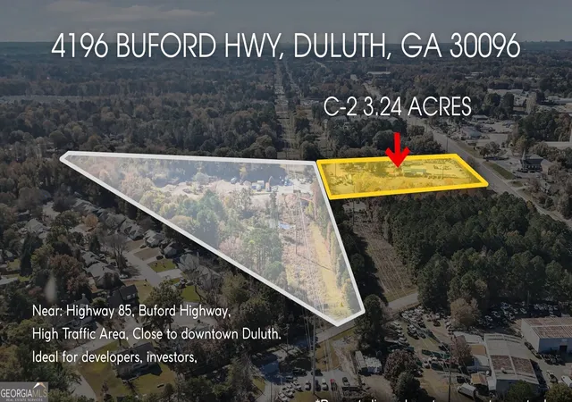 Land for sale at 4196 Buford Hwy, Duluth, GA 30096 | MLS# 10646035