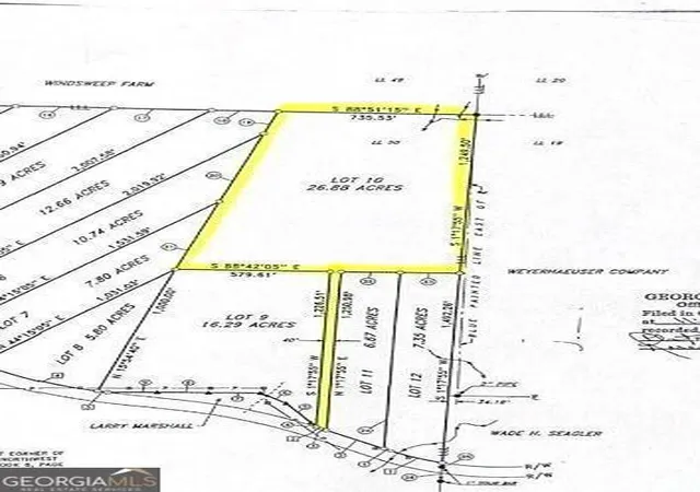 Homes for sale in Thomaston, GA | Lot 10 Triune Mill Rd, Thomaston, GA 30286 | MLS# 10796426